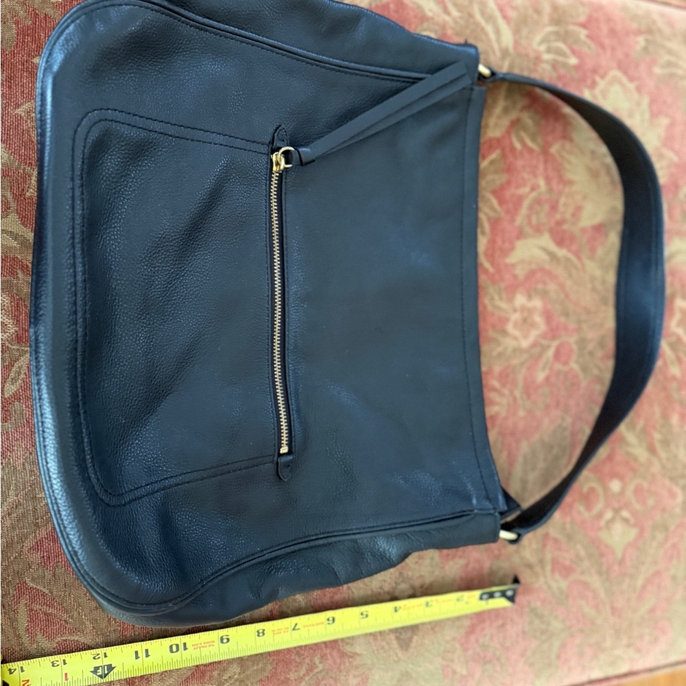 Vintage Black Leather Coach  Bag